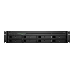 Synology RackStation RS1221+ datu uzglabāšanas serveris NAS Rack (2U) Ryzen Embedded V1500B 4 GB DDR4 0 TB DiskStation Manager Melns