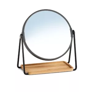 Zeller Present 18738 makeup mirror Freestanding Round Black, Mirror