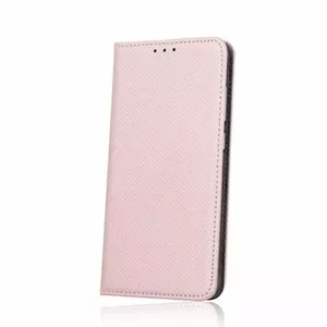 iLike protective book case for LG K42, Rose Gold, slim design, durable protection