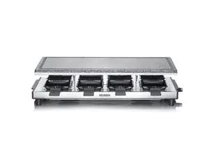 Раклетница Severin RG 2374 1500W Черная Нержавеющая сталь