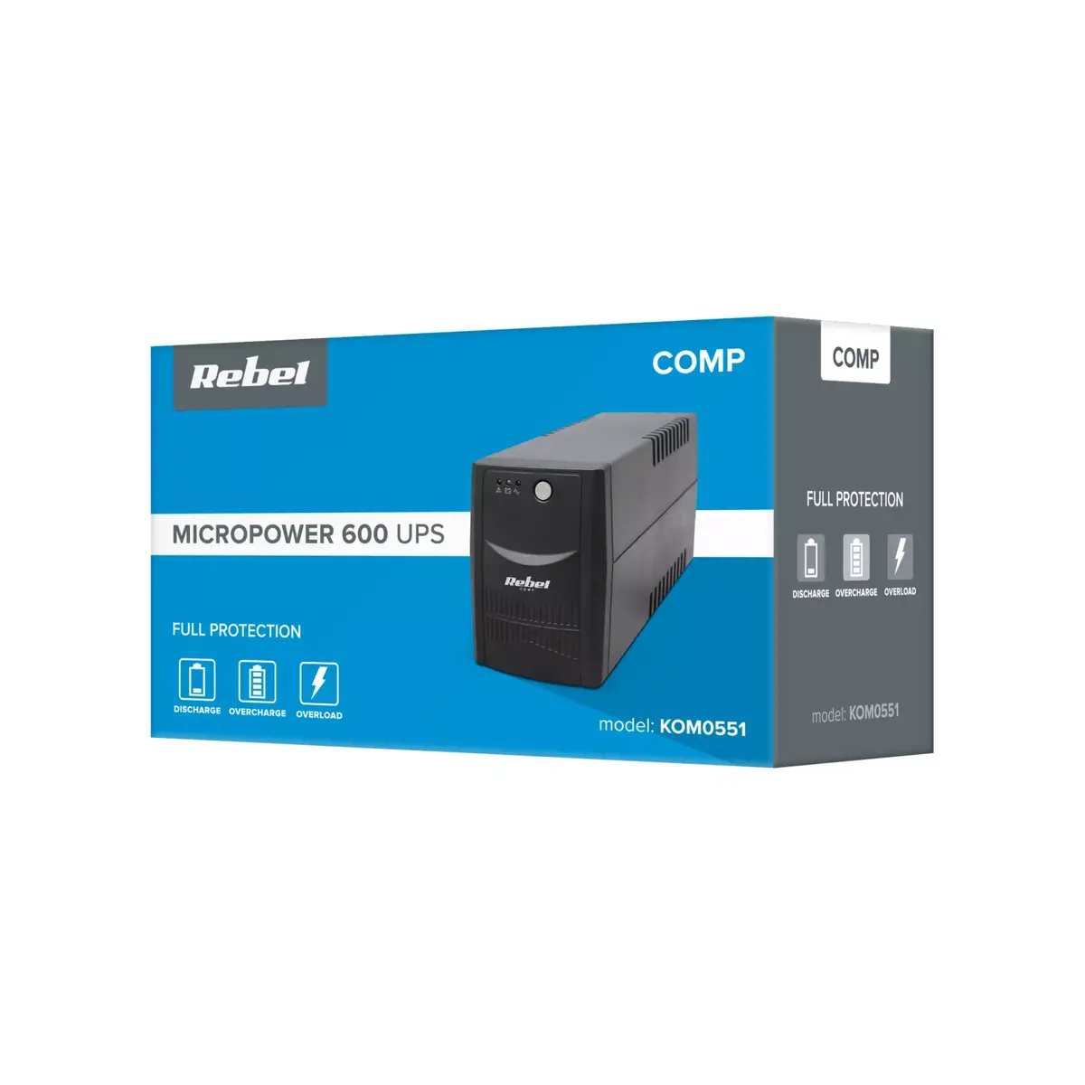 Rebel Micropower 600 UPS 600VA/360W Photo 3