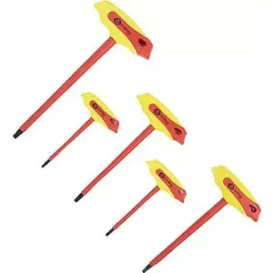 Screwdriver set c.k tools T4422 — 5-piece, hexagonal grip, assorted sizes
