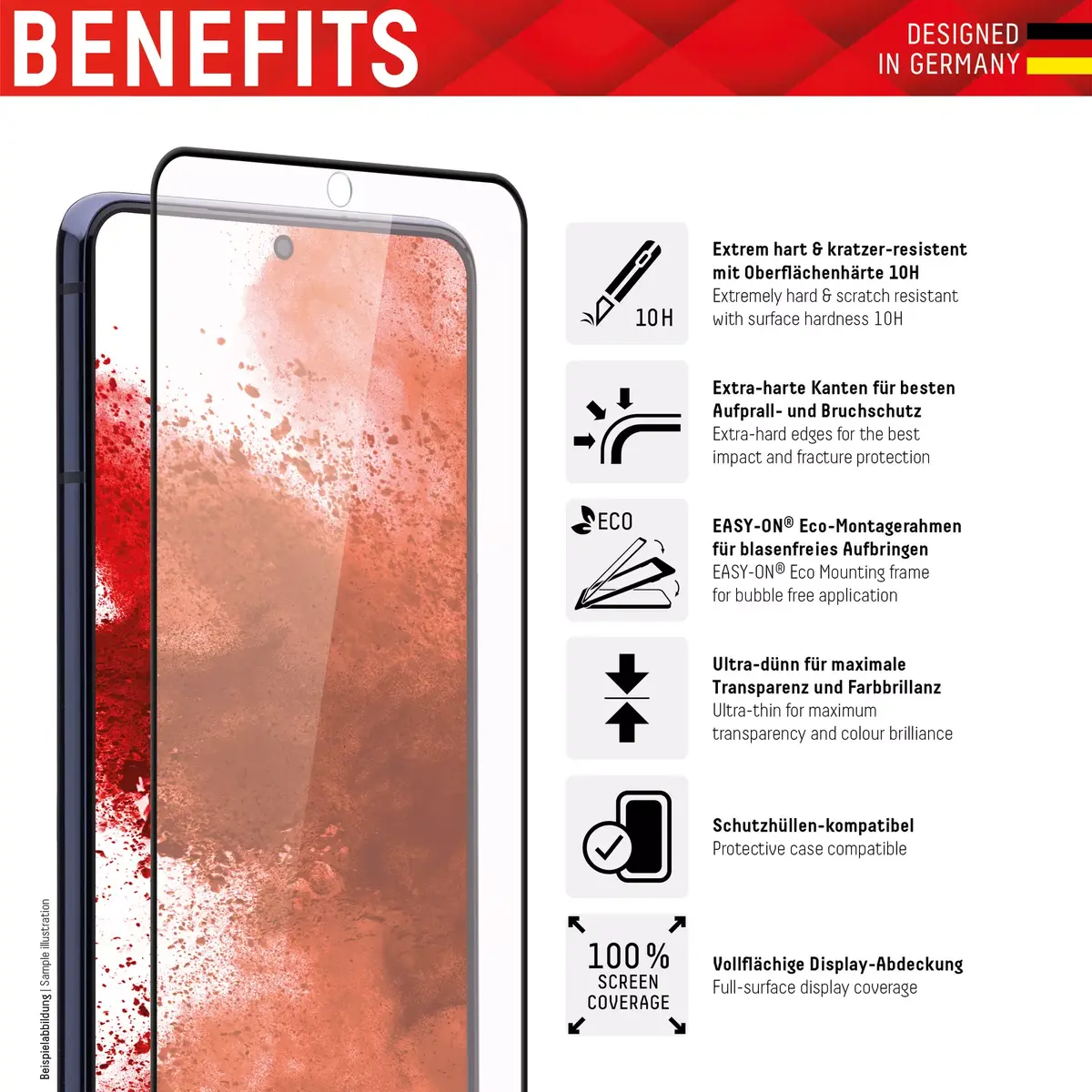 Защитное стекло Displex Samsung Galaxy S21 5G Photo 2