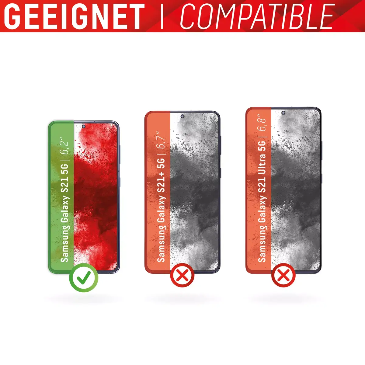 Защитное стекло Displex Samsung Galaxy S21 5G Photo 6