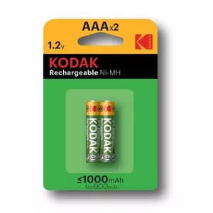 Аккумуляторы AAA NiMH Kodak 30955042, 1,2 В, упаковка 2 шт.