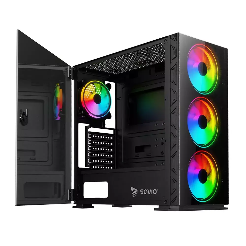 Корпус SAVIO Prime X1 ARGB Glass Photo 2