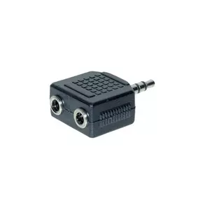 Cable Gender Changer Tecline 64650 3.5mm 2x 3.5mm Black