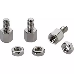 D‑SUB Screws Renkforce RF-4547338 Silver, 20 pcs for D‑sub connectors