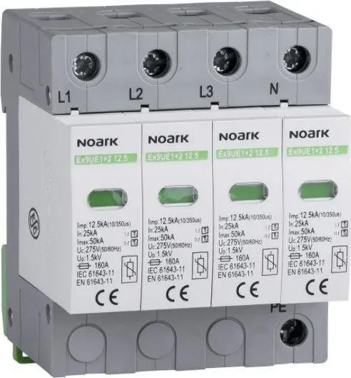 Surge Arrester Noark EX9UE1+2 12.5 kA 4P 275V Photo 2