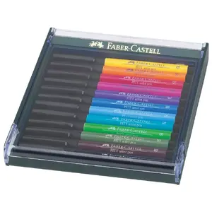 Colour pencil set Faber-Castell model 4005402674213 – single coloured pencil, wooden barrel, wax-based lead