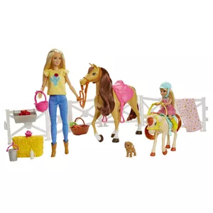 MATTEL Barbie — набор: кукла, лошади и аксессуары Photo 1