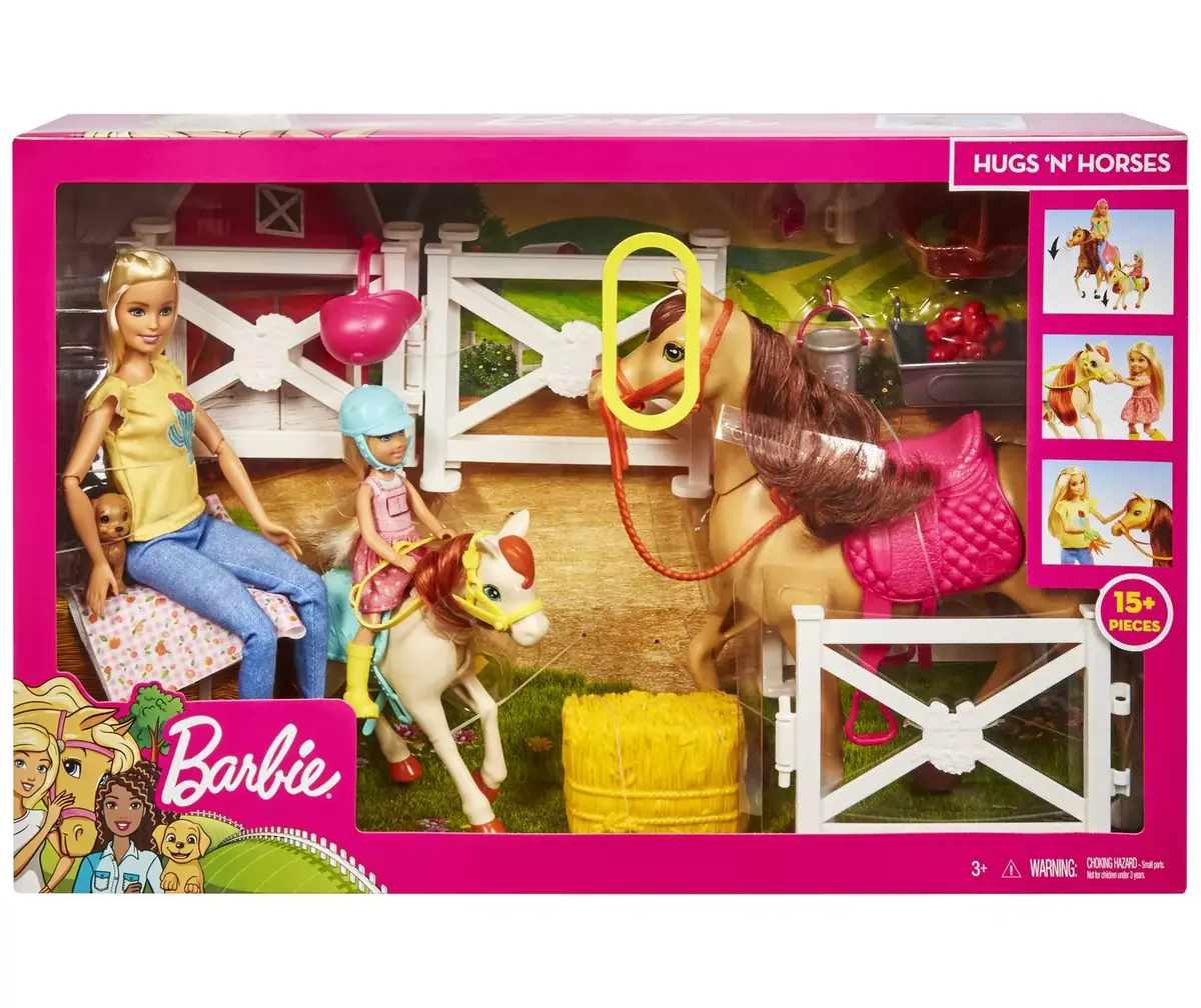 MATTEL Barbie komplekts — lelle, zirgi un aksesuāri Photo 6