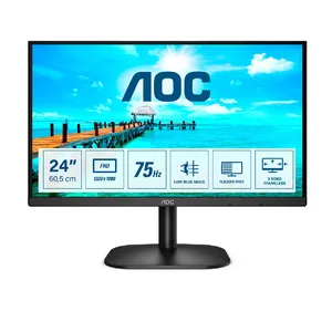 AOC B2 24B2XDM monitori 60,5 cm (23.8") 1920 x 1080 pikseļi Full HD LCD Melns