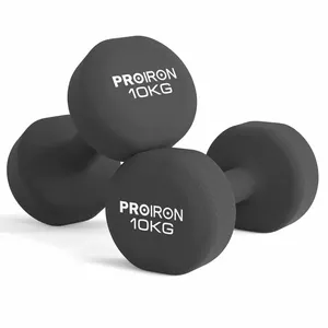 PROIRON PRKNED10K dumbbell Fixed-weight dumbbell 10 kg 2 pc(s)