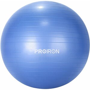 PROIRON Exercise Yoga Ball Balance Ball, Diameter: 55 cm, Thickness: 2 mm, Blue, PVC