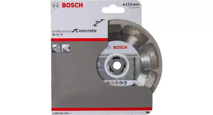 Bosch 115 mm dimanta disks betonam Photo 2