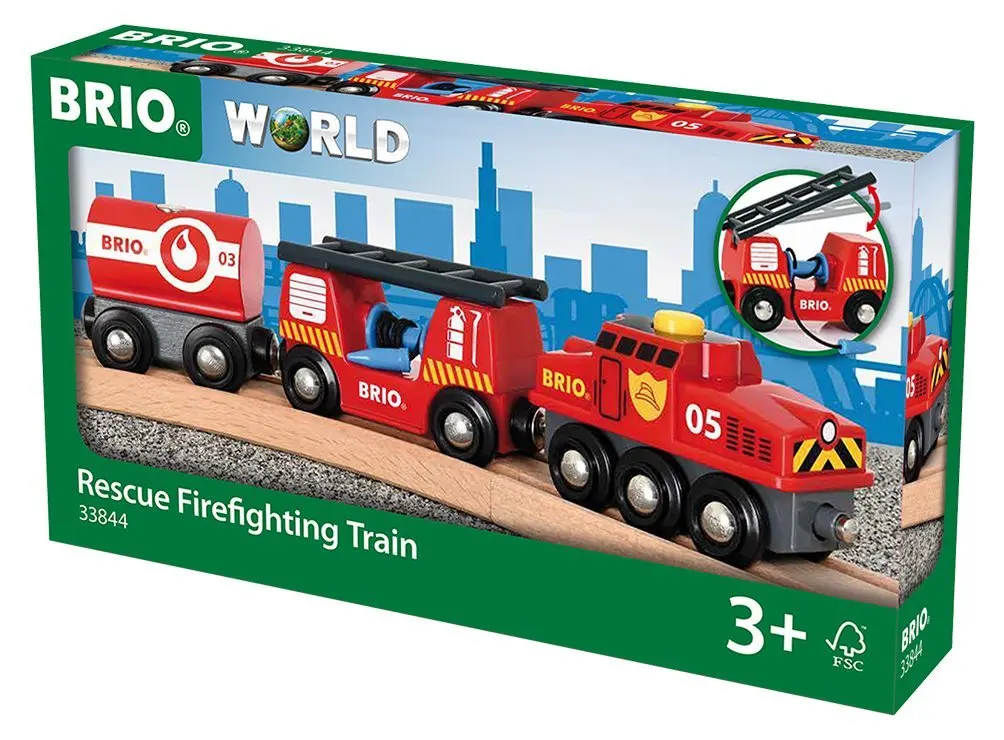 Vilciens BRIO Rescue Firefighting Train Photo 2