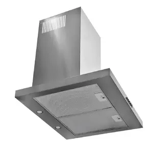 Tvaika nosūcējs AKPO WK-4 Feniks Slim 60 INOX ECO — sienas, 600 mm, nerūsējošais tērauds, 435 m³/h, oglekļa filtrs