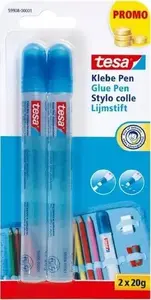 Līmes pildspalva Tesa 59908-00001-04, 2 x 20 g līme pildspalvas