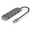 USB centrmezgls Lindy 4 Port USB 3.0 Hub Photo 4