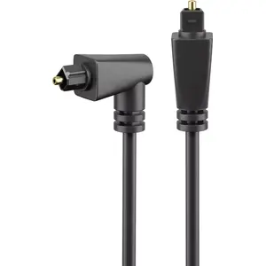 Кабель Toslink Goobay угловой 1м