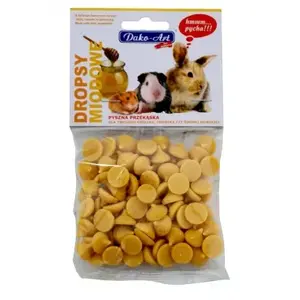 Лакомство для мелких животных Dako-Art, вкус мёд, 75 г — для морских свинок и кроликов