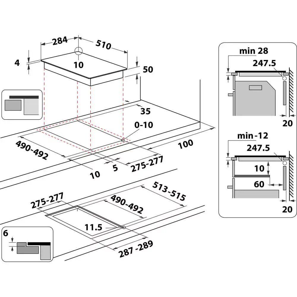 Whirlpool WS Q0530 NE indukcijas plīts 2 zonas 30 cm Photo 7