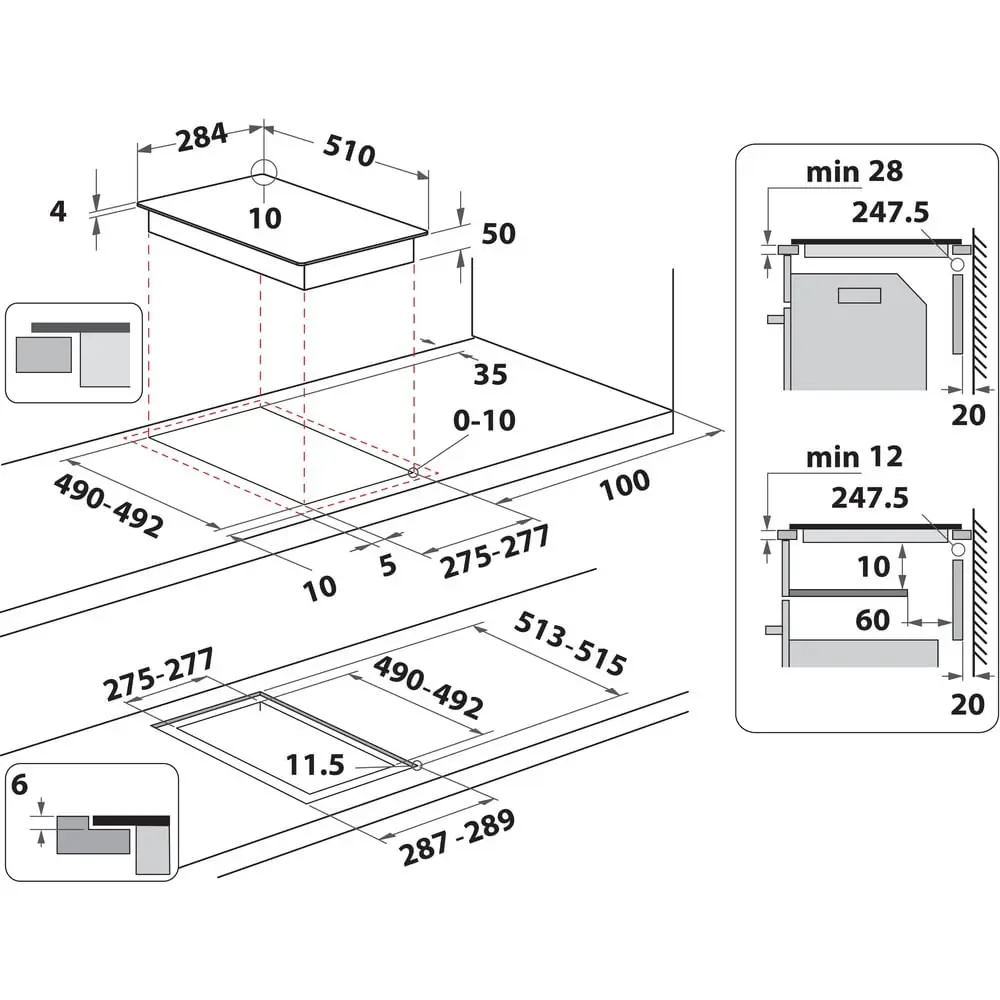 Индукционная варочная панель Whirlpool WS Q0530 NE Photo 6