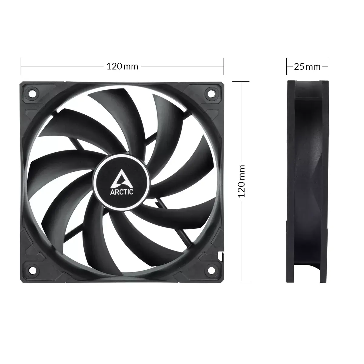 Fan ARCTIC F12 Silent Extra Quiet Case Fan Photo 4