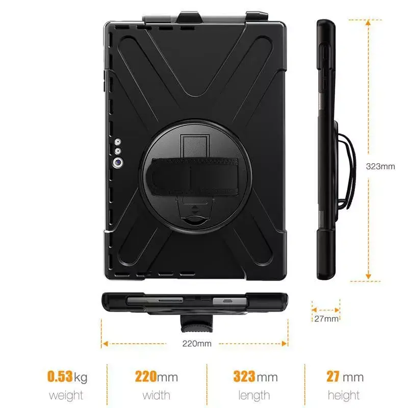 Чехол eSTUFF AUSTIN Defender для Microsoft Surface Pro 7+/7/6/5/4 Photo 5