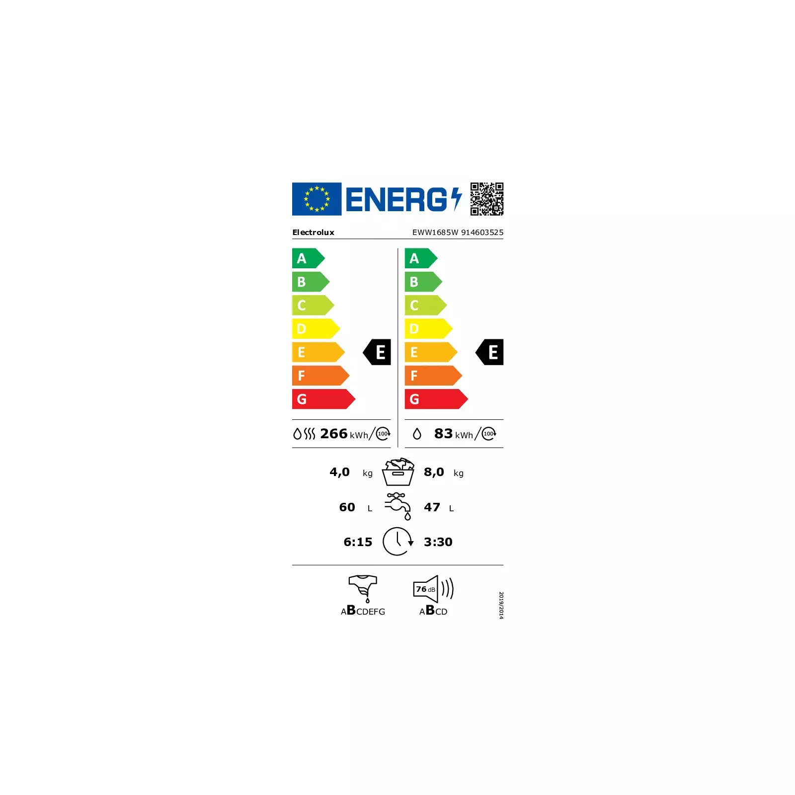 Electrolux EWW1685W Photo 4