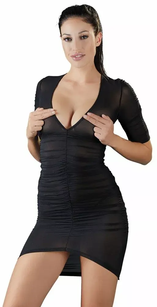 Мини-платье с рюшами cottelli collection Ruffles M Photo 4