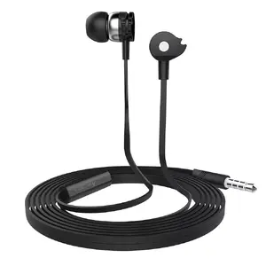 Vadu in‑ear austiņas TECHLY SB-HP A1BKTY — zvaniem un mūzikai, 20–20000 Hz, kabelis 1.2 m, melnas