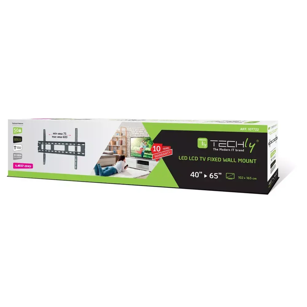 TECHLY wall mount for 40–65" ultra slim LED/LCD TVs Photo 2