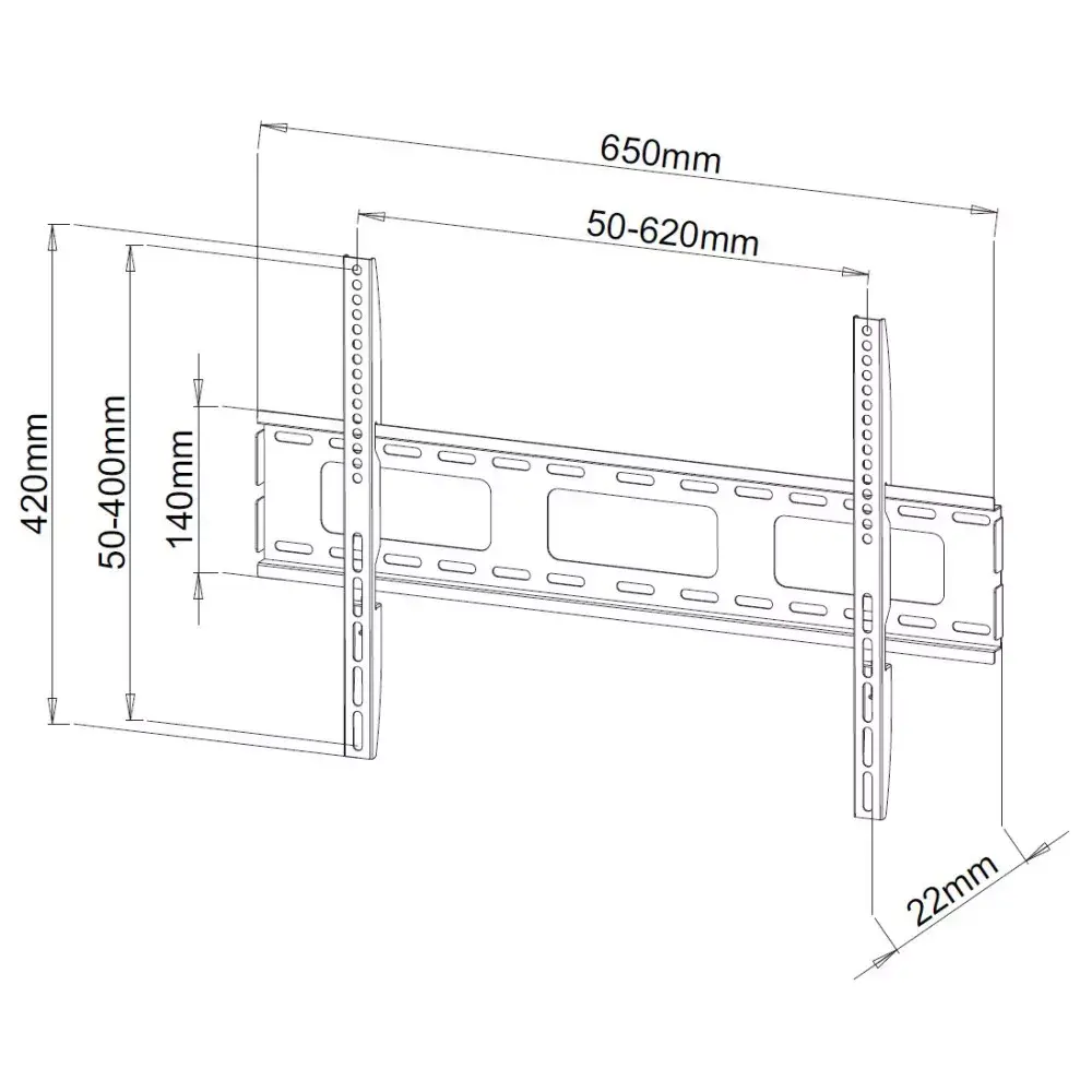 TECHLY wall mount for 40–65" ultra slim LED/LCD TVs Photo 5
