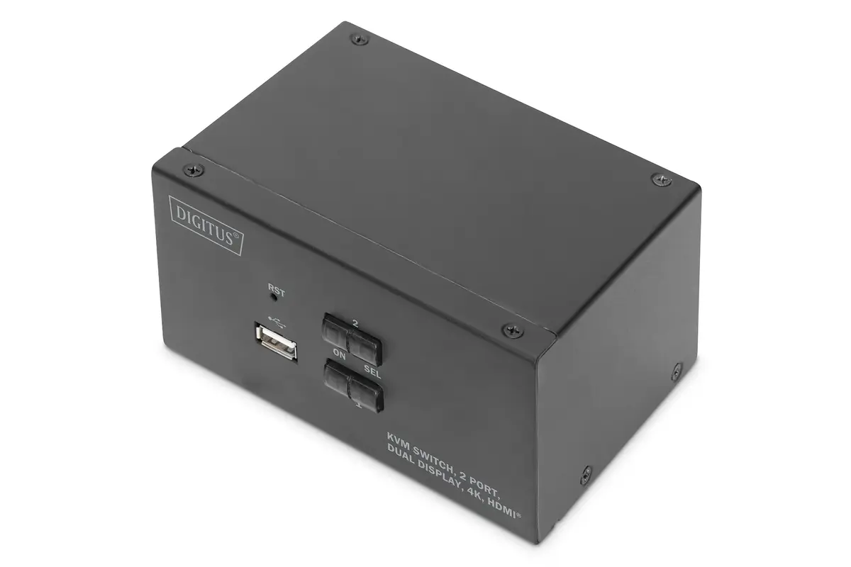 Digitus DS-12860 2 portu KVM slēdzis