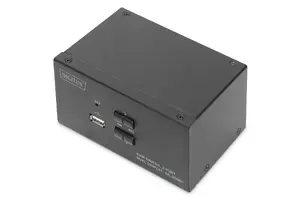 Digitus DS-12860 2-Port KVM Switch Dual Display HDMI 4K Ultra HD USB
