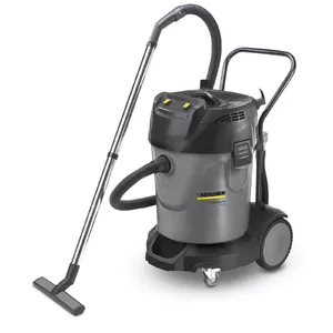 Bungu putekļsūcējs Karcher NT 70/2 — 70 L sausa un mitra tīrīšana, 2400 W, 25.4 kPa, 148 l/s, 10 m vads