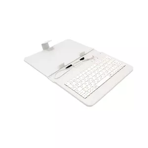 Tablet leather case with USB keyboard AIREN AiTab 7 inch White