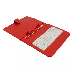 Tablet leather case with USB keyboard AIREN AiTab Leather Case 2 for 8" tablets, red