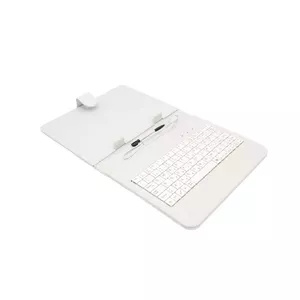 Tablet leather case with USB keyboard AIREN AiTab Leather Case 2 for 8" devices — white