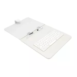 Tablet leather case with USB keyboard AIREN AiTab 3 for 9.7 inch, white