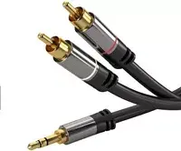 PREMIUMCORD кабель 3,5 мм на 2x RCA 1,5 м Photo 1