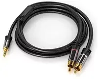 PREMIUMCORD кабель 3,5 мм на 2x RCA 1,5 м Photo 5