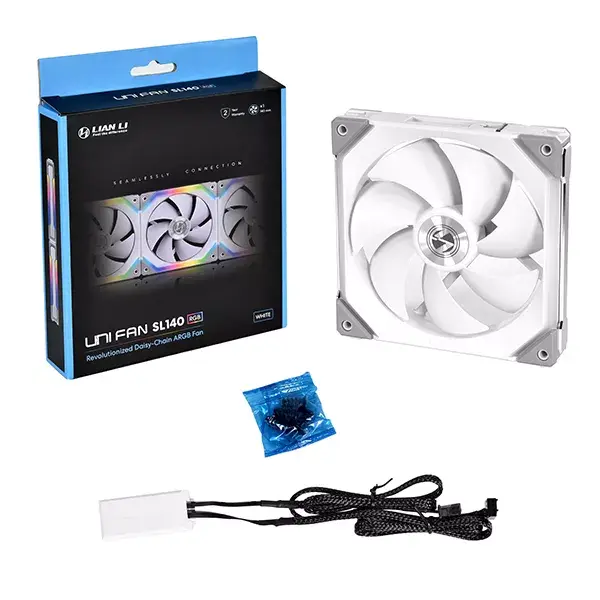 Lian Li Uni Fan SL140 140 mm White Photo 5