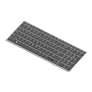 Клавиатура HP L17971-051 для ZBook 15u G5, французская раскладка, с подсветкой, черная