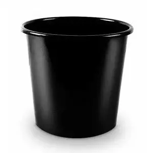 Trash bin FORPUS FO30431 — 11 L black plastic desktop waste bin