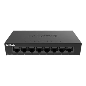 D-Link DGS-108GL Nepārvaldīts Gigabit Ethernet (10/100/1000) Melns