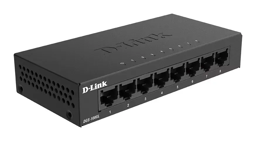Неуправляемый коммутатор D-Link DGS-108GL Photo 2