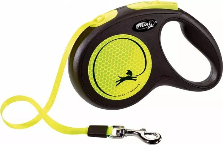 Sarautāmais suņu pavadas Flexi New Neon